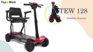 En İyi TOPMEDI Mobilite scooterları TEW128 FabrikaFiyat